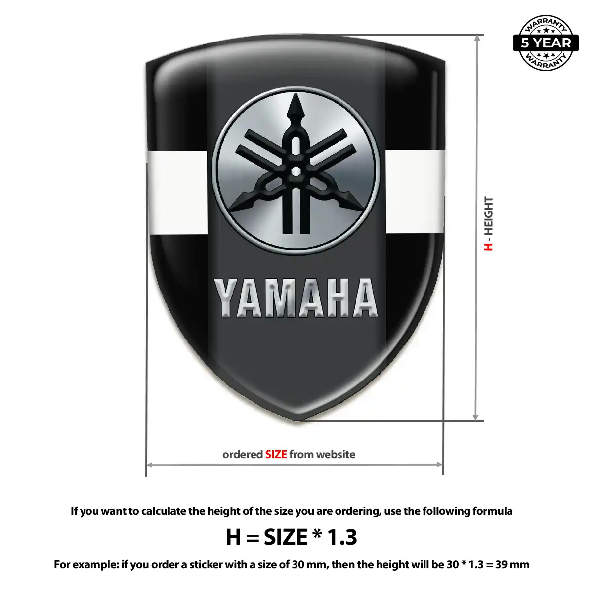 Yamaha Emblem Crest Cabin Style