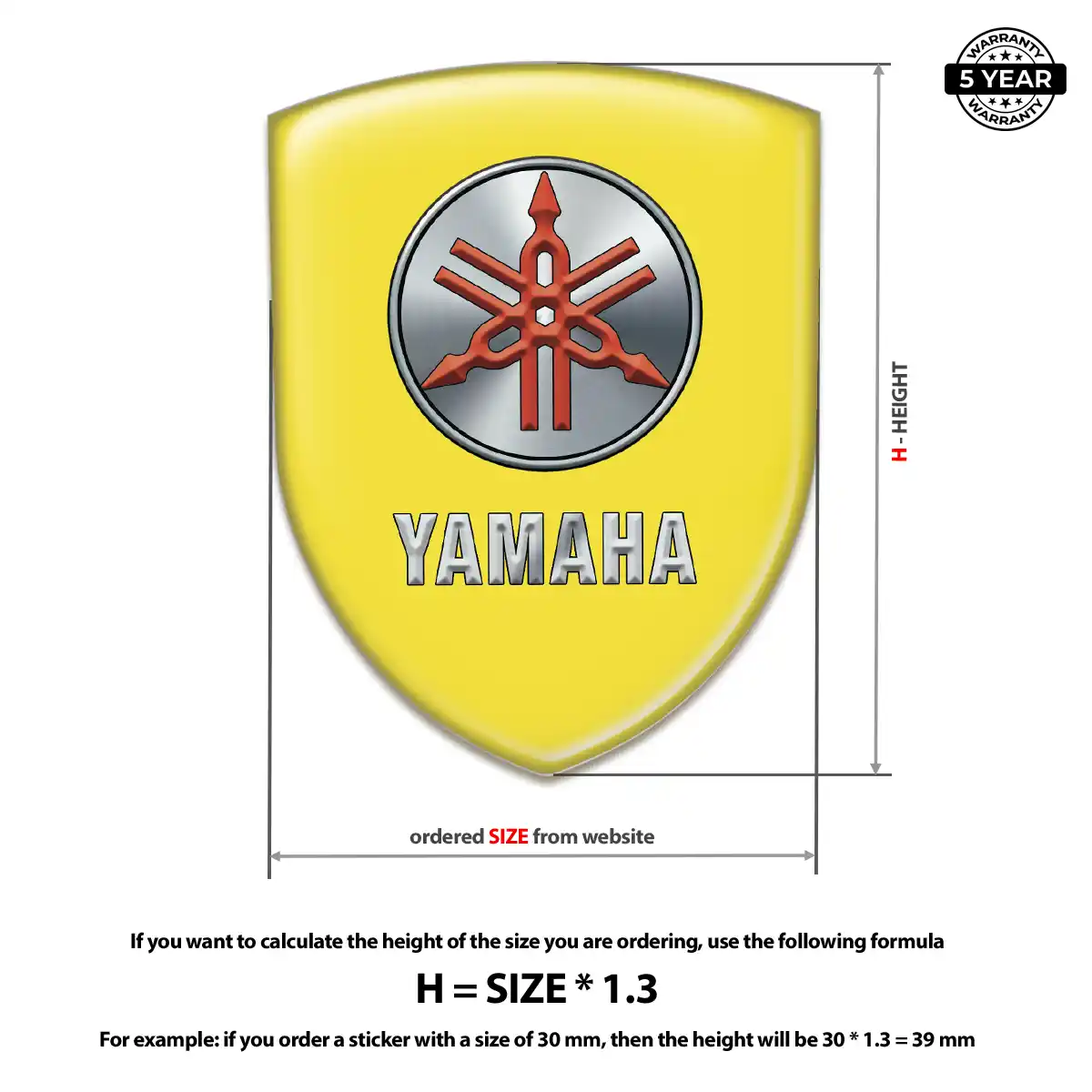 Yamaha Emblem Crest Exterior Luxe