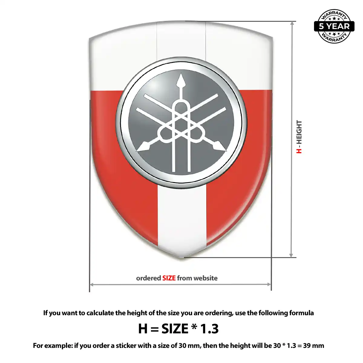 Yamaha Emblem Crest Interior Elegance