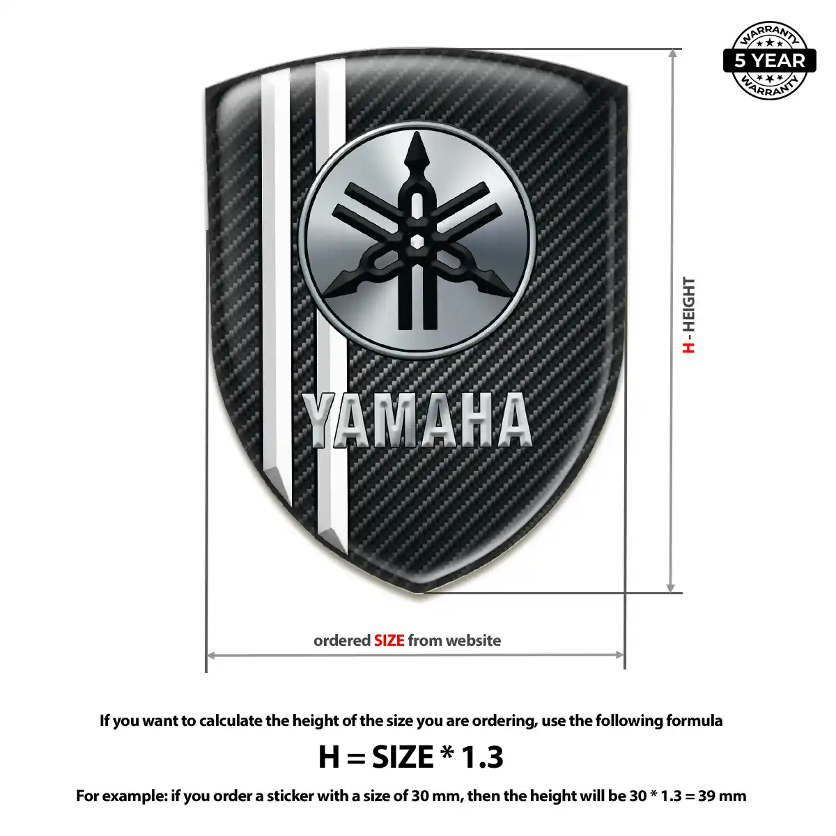Yamaha Emblem Crest Marked Edition