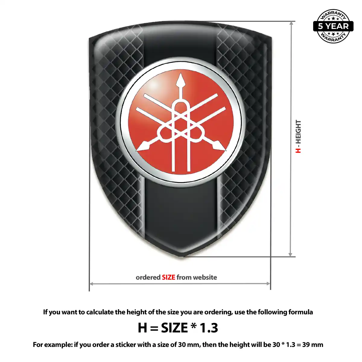 Yamaha Emblem Crest Signature Grade