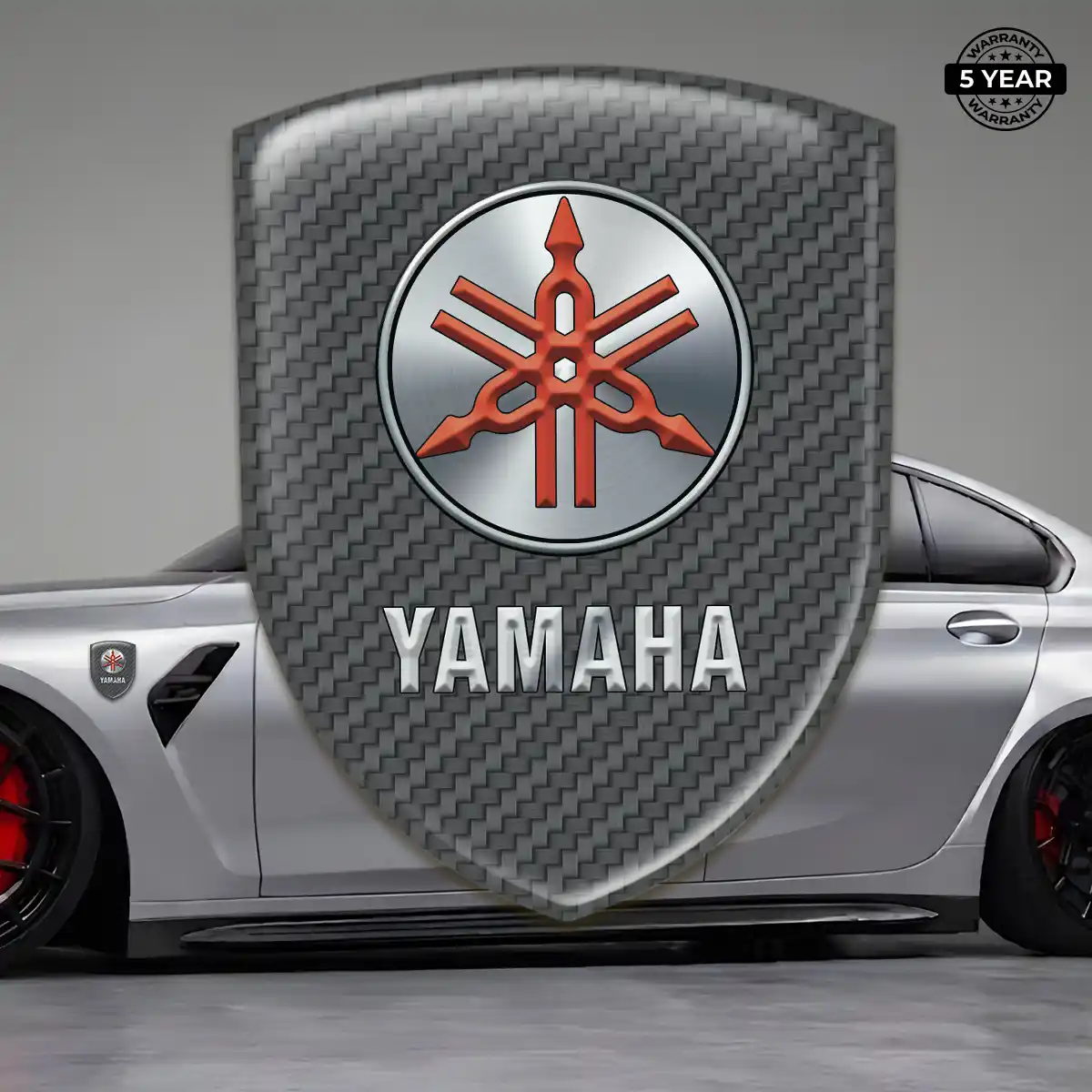 Yamaha Emblem Crest Sleek Style