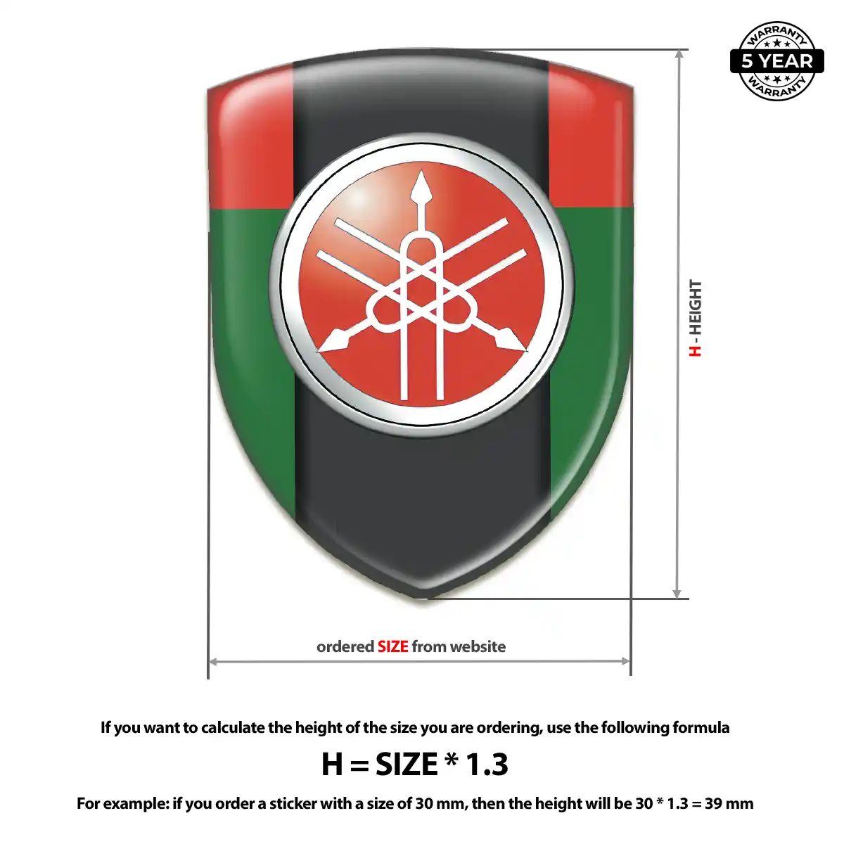 Yamaha Emblem Crest Vortex Series