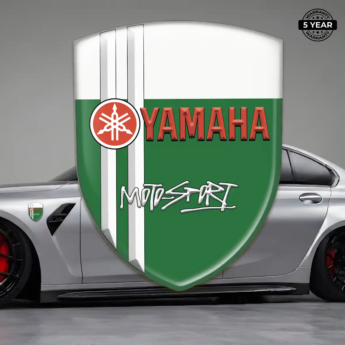 Yamaha Emblem Domed Badge Elite Finish