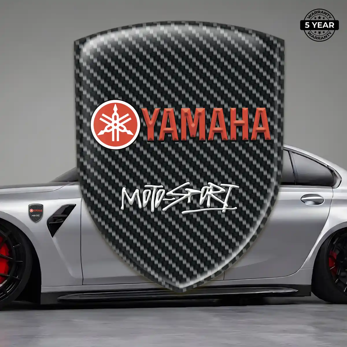 Yamaha Emblem Domed Badge Exterior Luxe