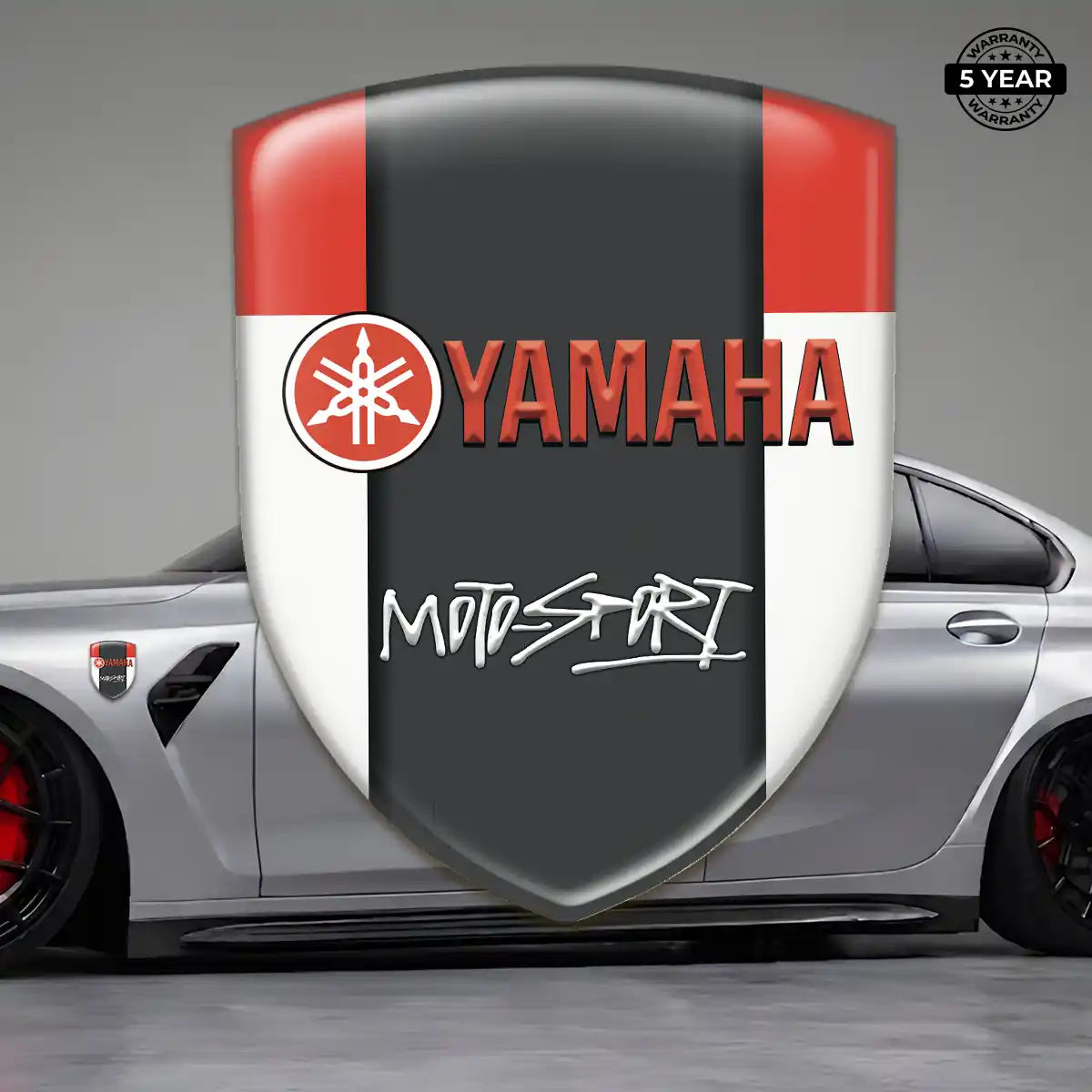 Yamaha Emblem Domed Badge Interior Elegance