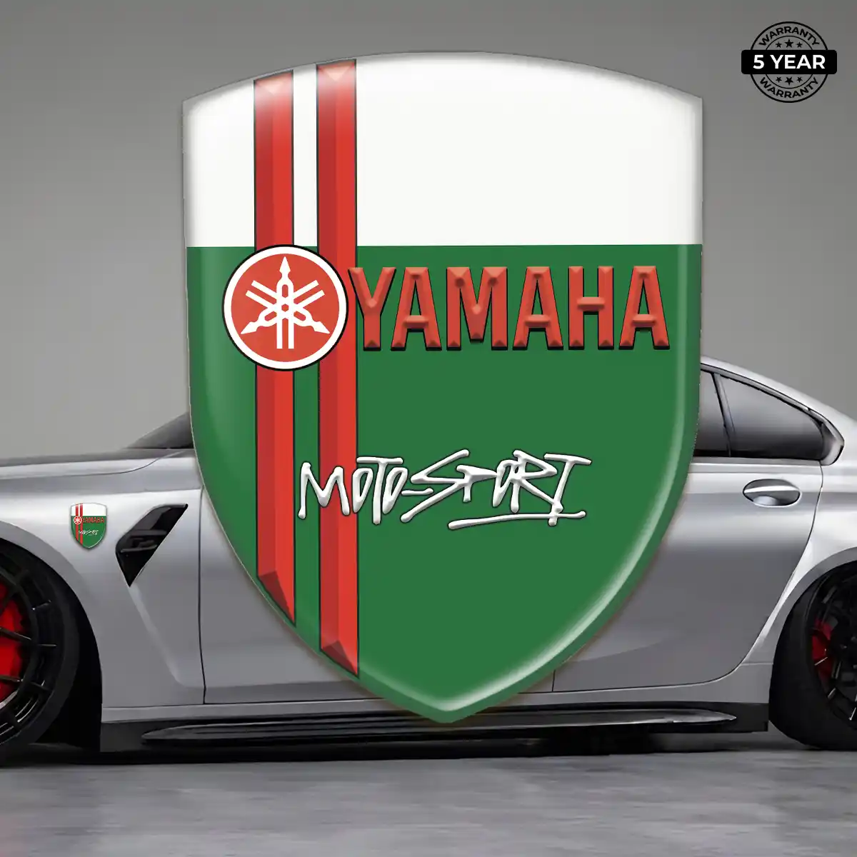 Yamaha Emblem Domed Badge Interior Luxe