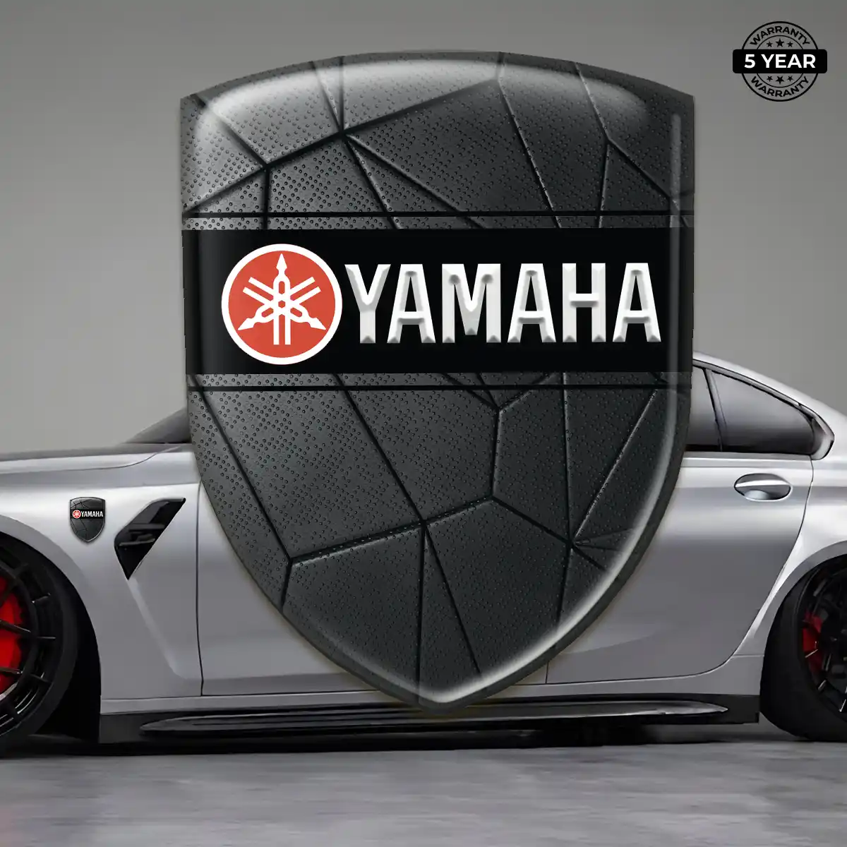 Yamaha Emblem Domed Badge Outer Style