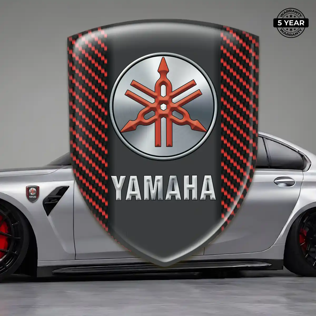 Yamaha Emblem Domed Badge Prestige Line