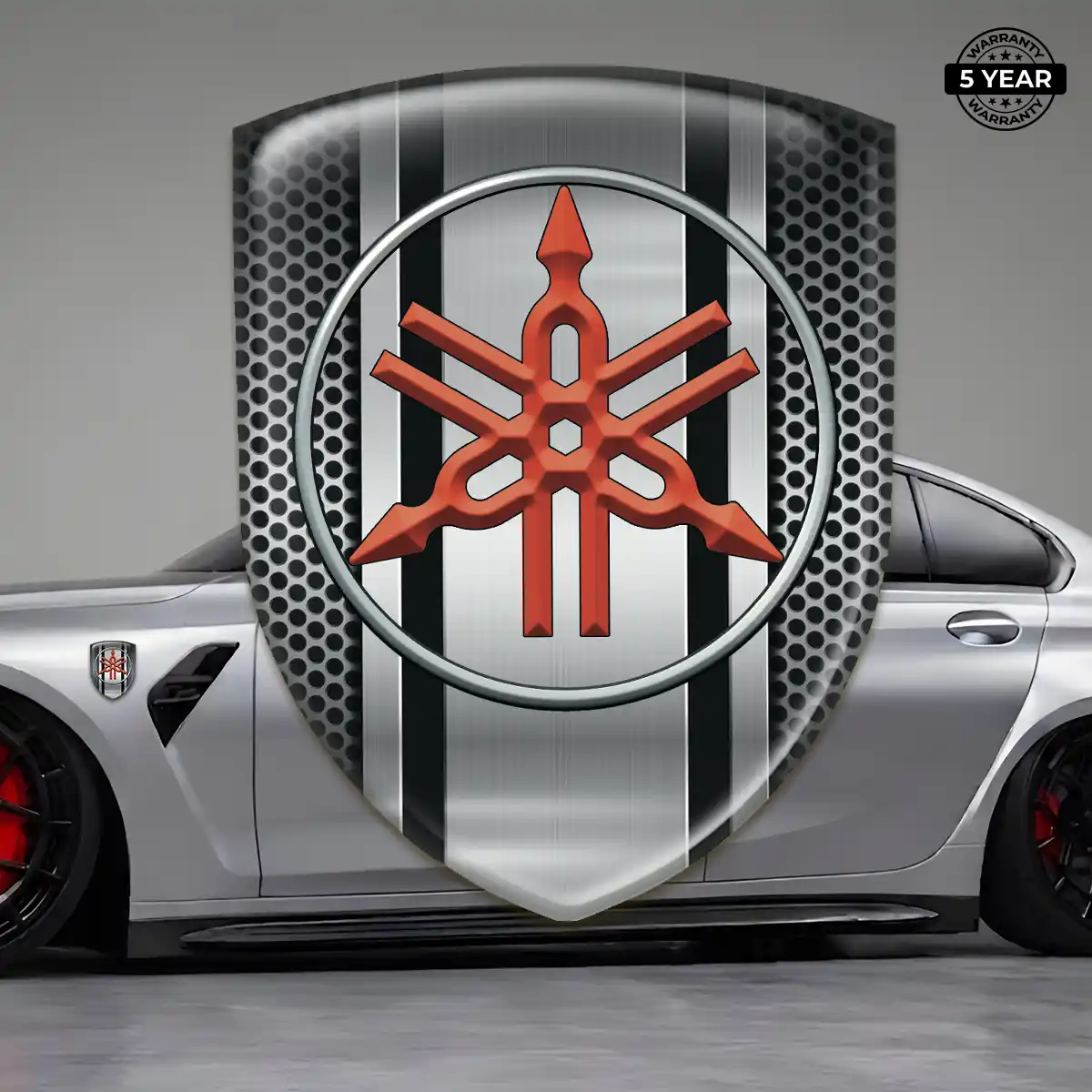 Yamaha Emblem Domed Badge Resin Elite