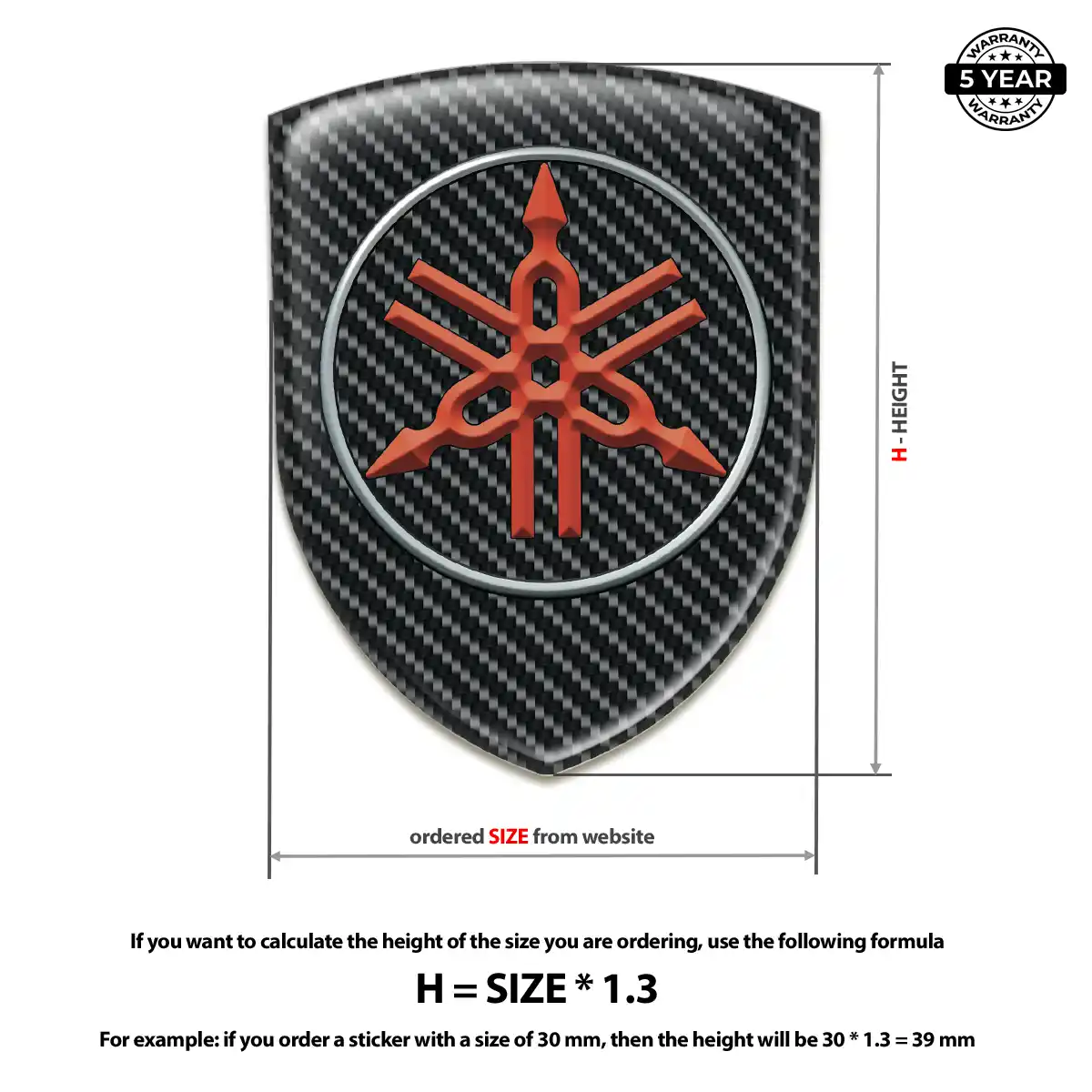Yamaha Emblem Logo Badge Elite Edition