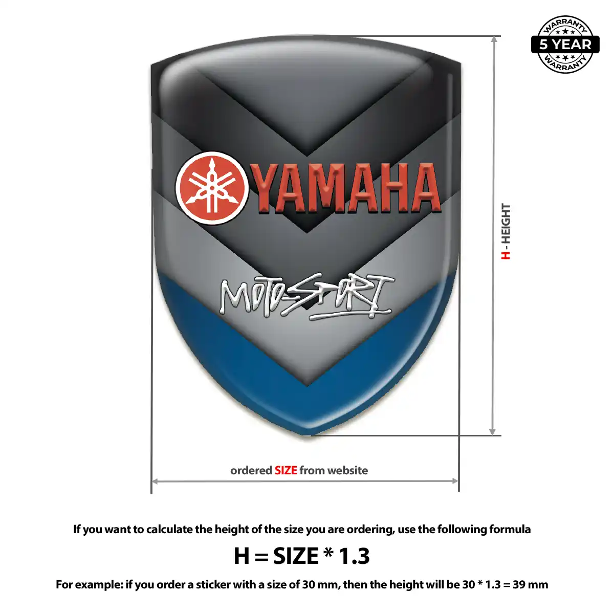 Yamaha Emblem Logo Badge Noble Edition