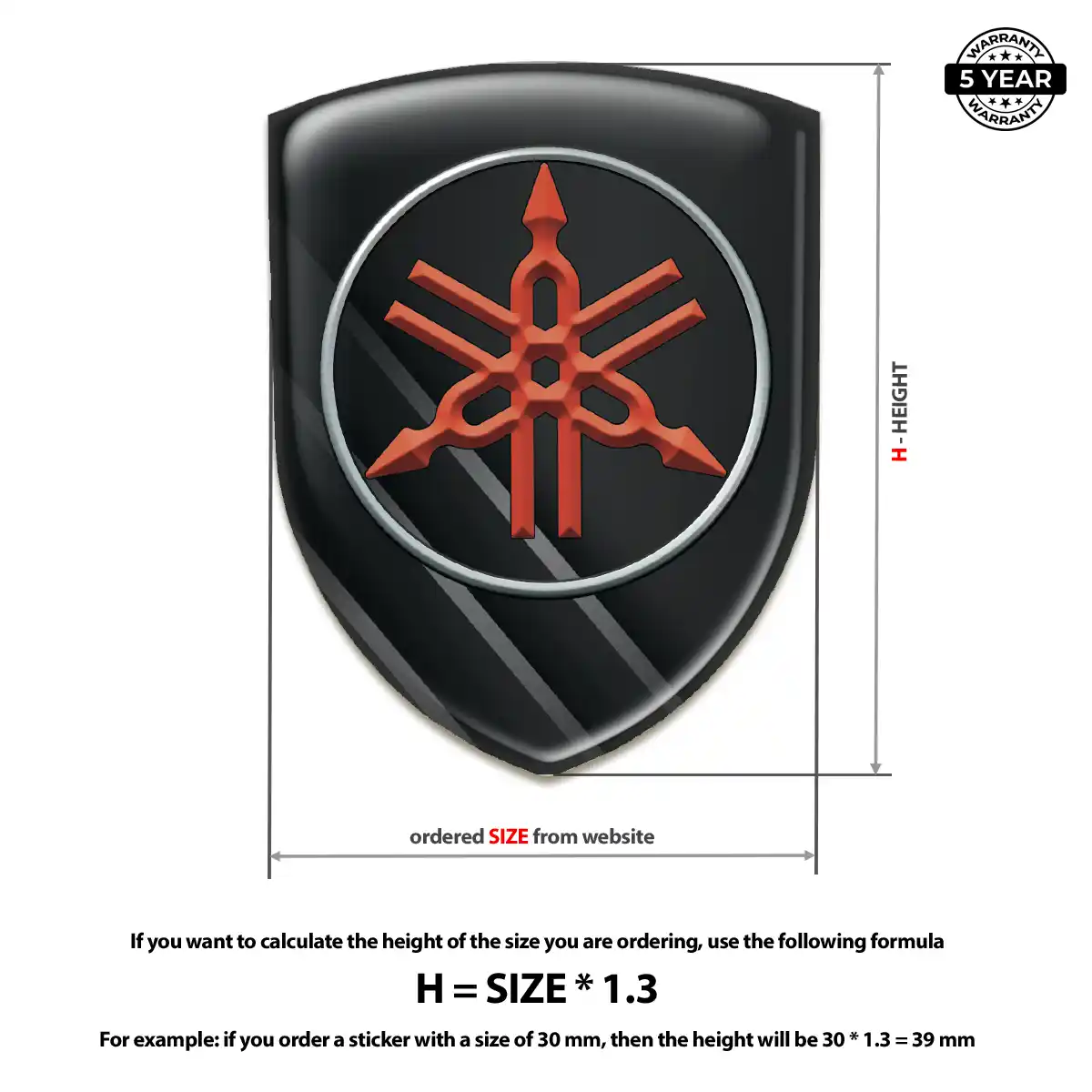 Yamaha Emblem Logo Badge Signature Grade