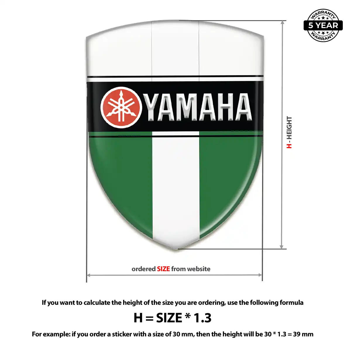 Yamaha Emblem Logo Cabin Style