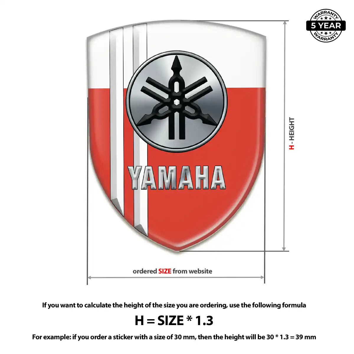 Yamaha Emblem Logo Interior Luxe