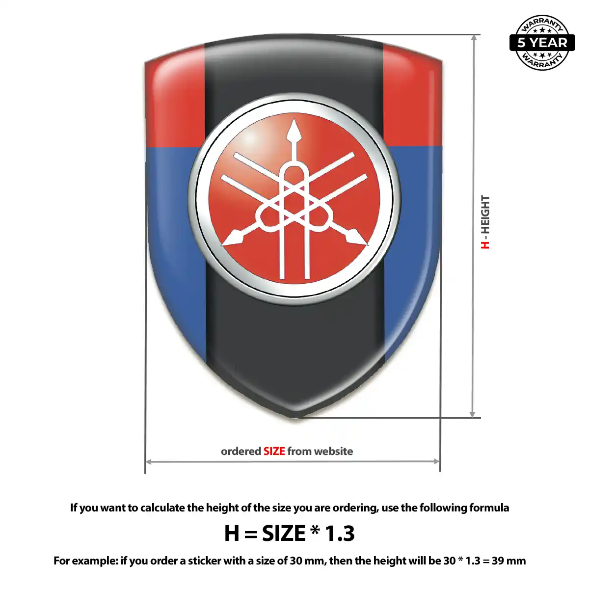 Yamaha Emblem Logo Marked Edition