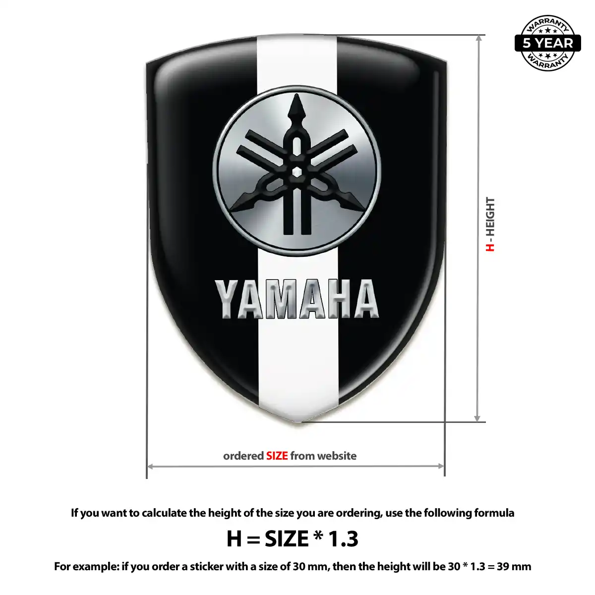 Yamaha Emblem Logo Opulent Line