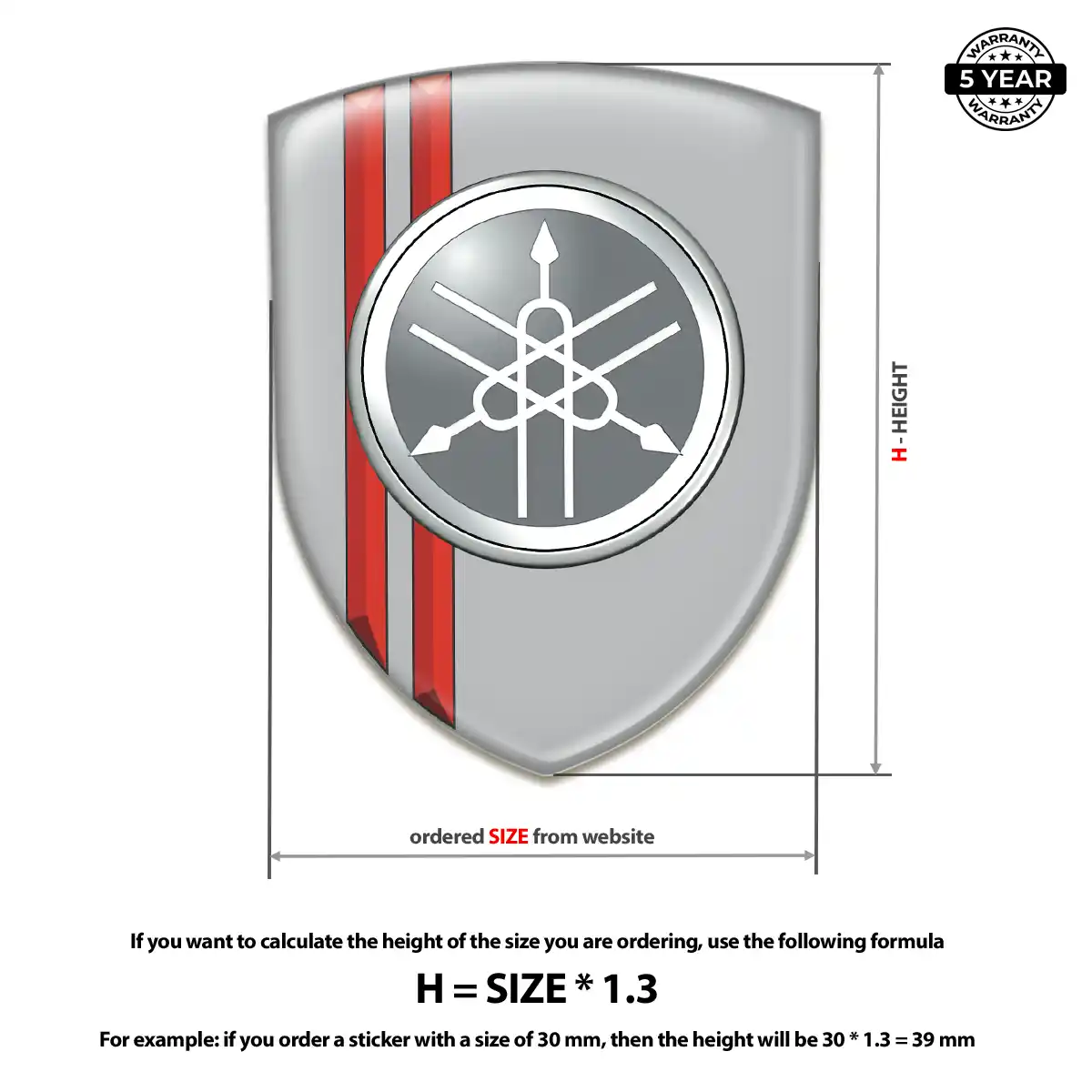 Yamaha Emblem Logo Performance Style