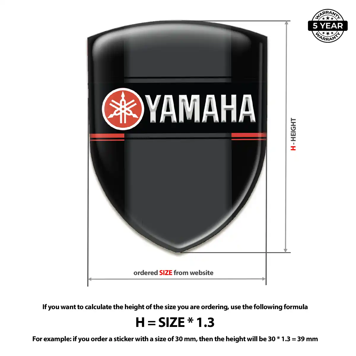 Yamaha Emblem Logo Sport Tuning