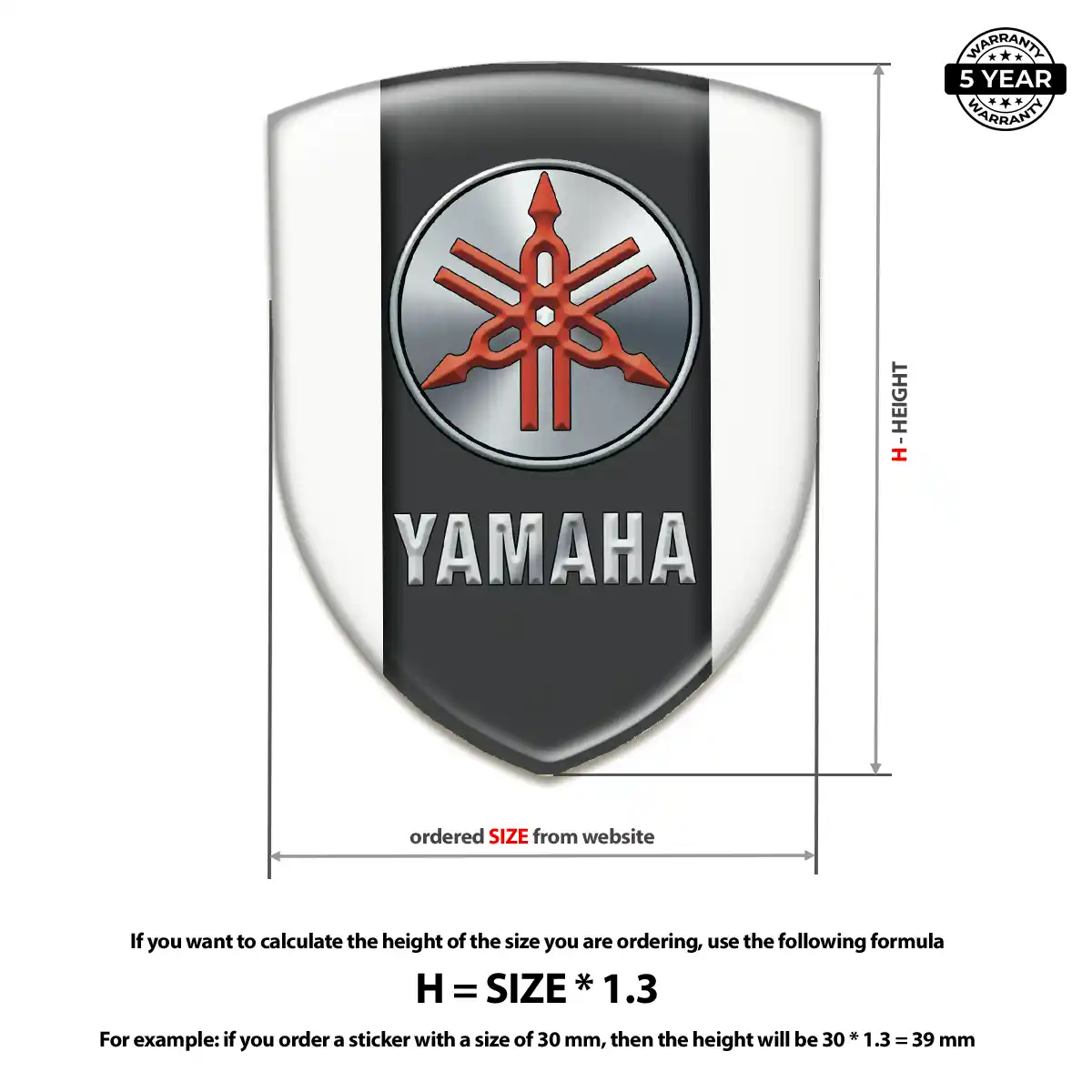 Yamaha Emblem Outer Style