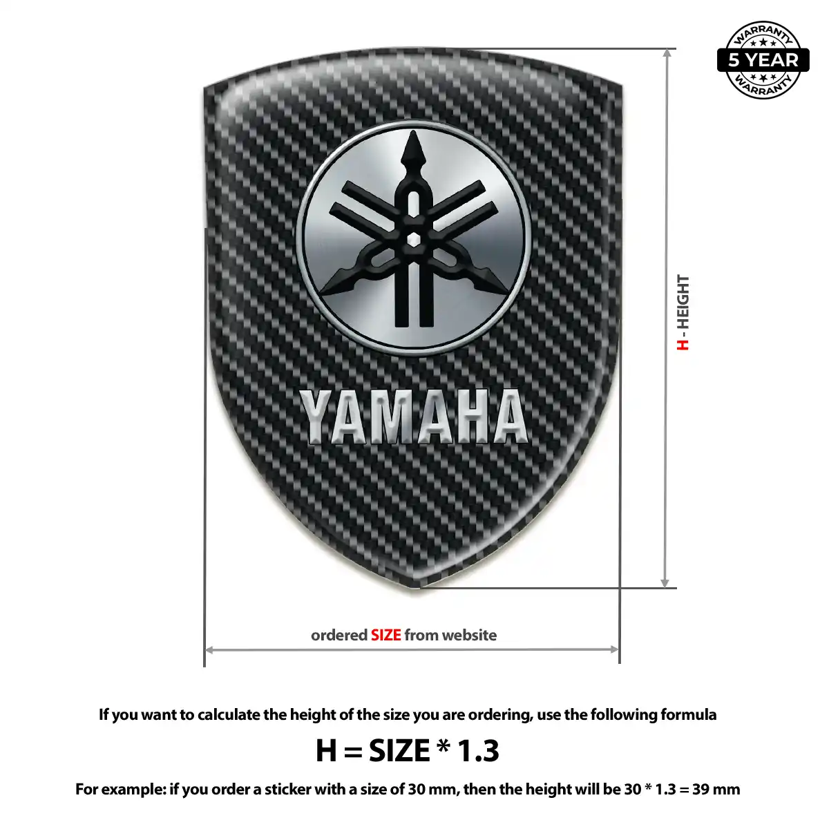Yamaha Emblem Premium Dome