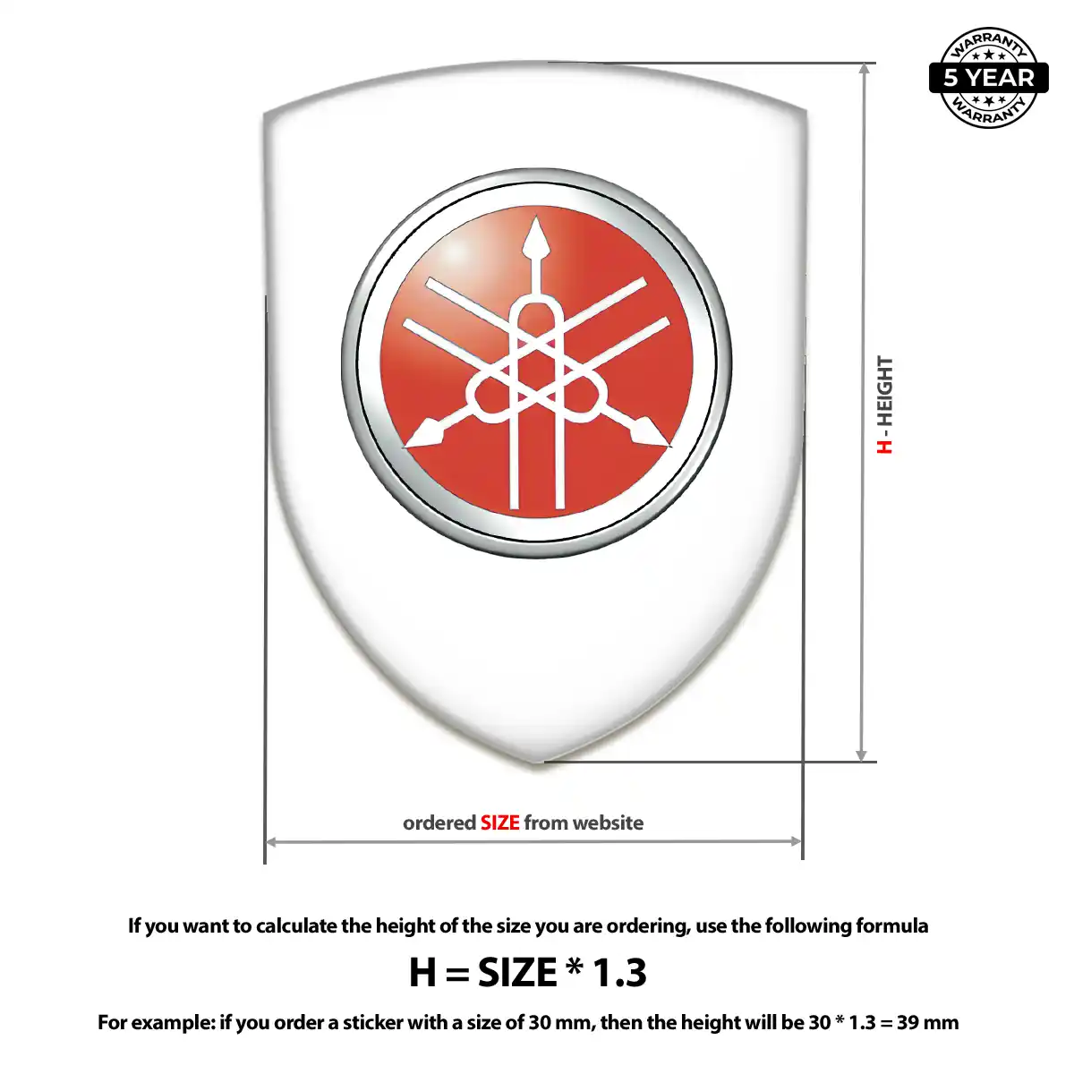 Yamaha Emblem Resin Elite