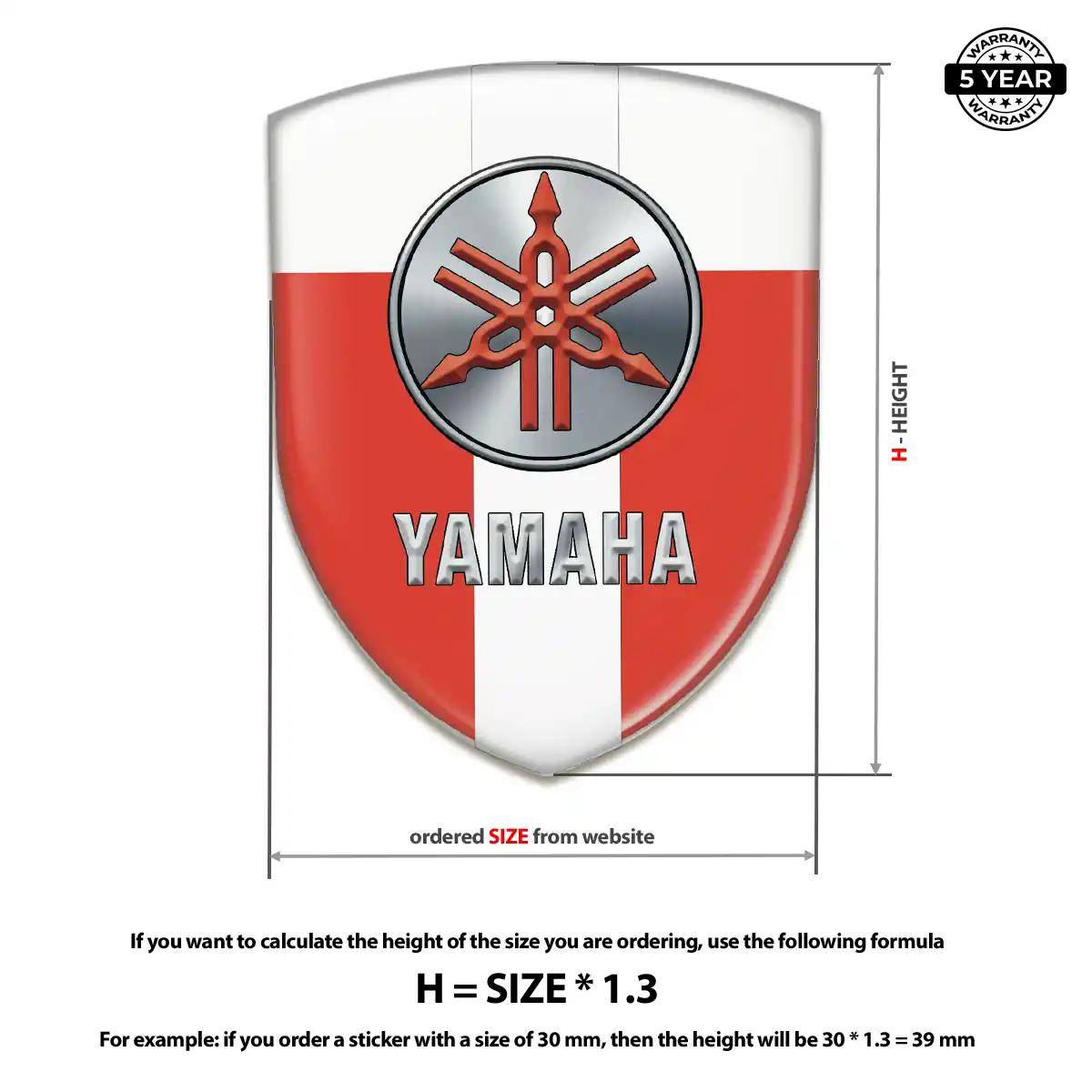 Yamaha Emblem Resin Luxe
