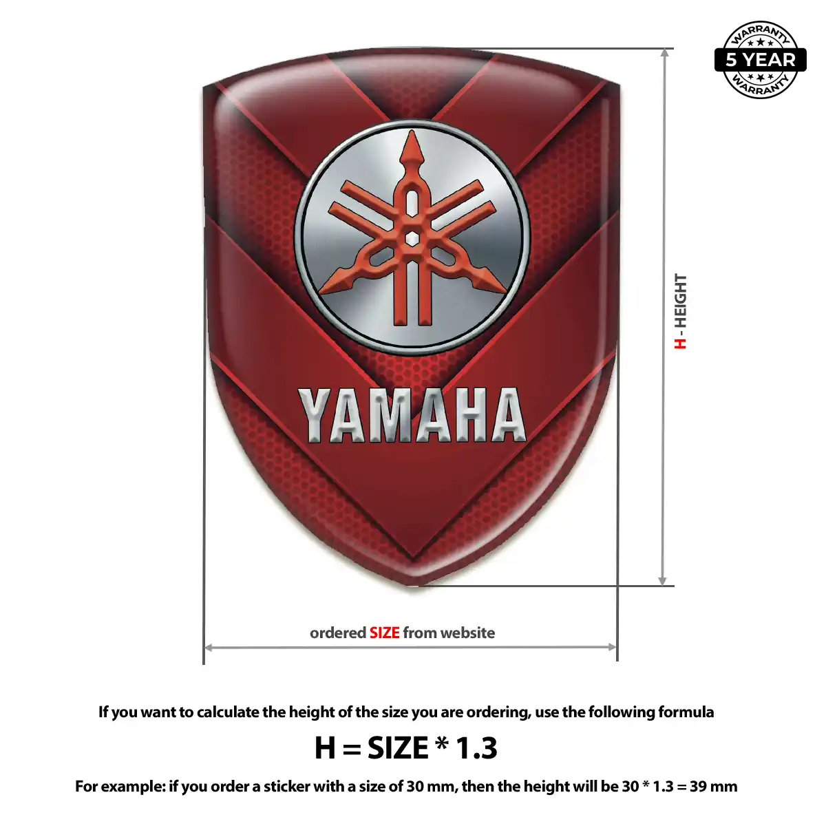 Yamaha Emblem Shield Auto Tuning