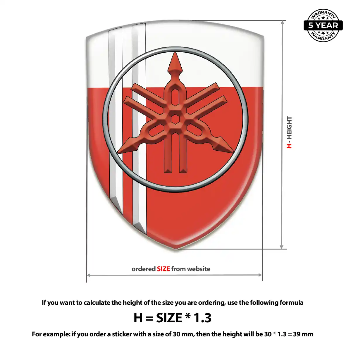 Yamaha Emblem Shield Deluxe Edition