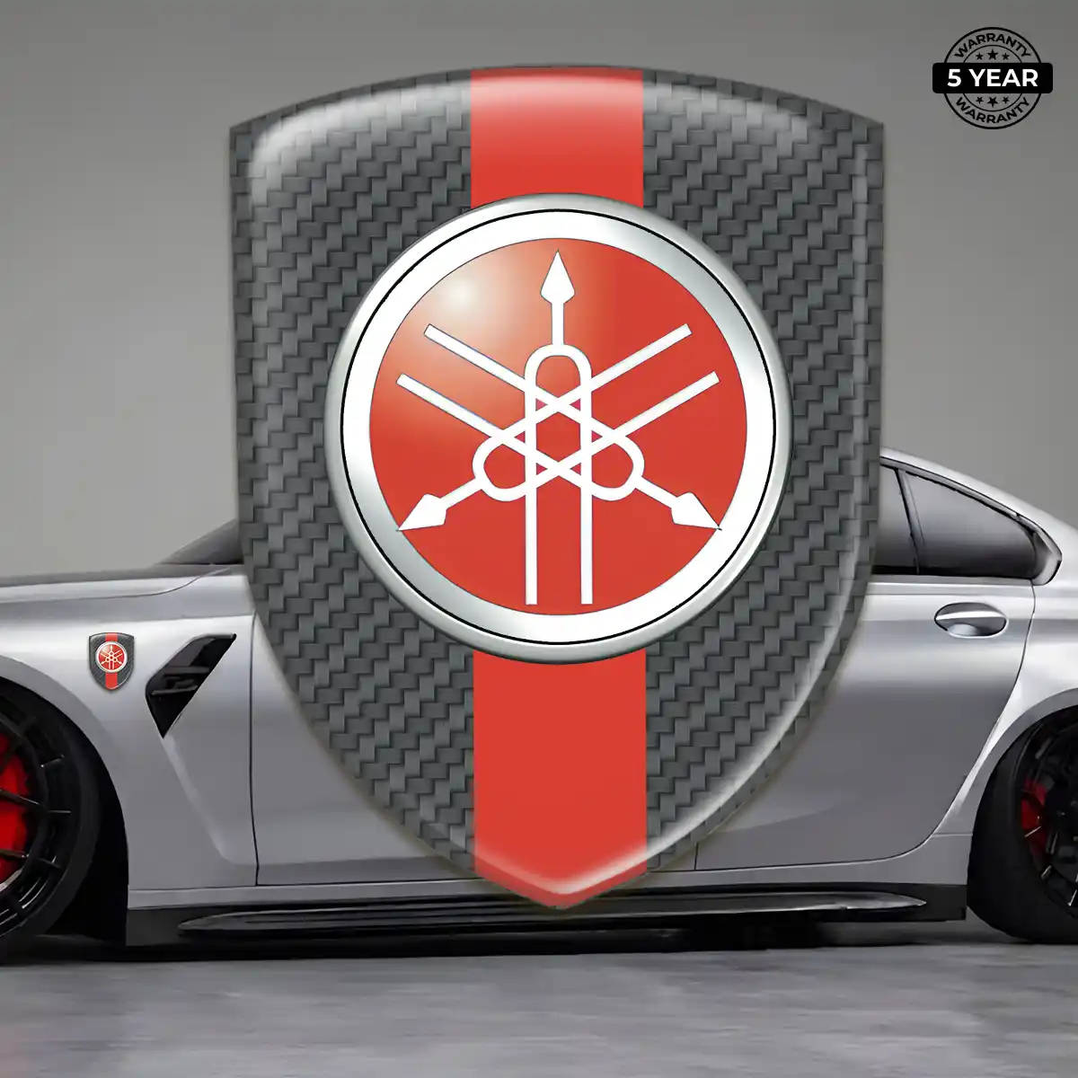Yamaha Emblem Shield Exterior Luxe