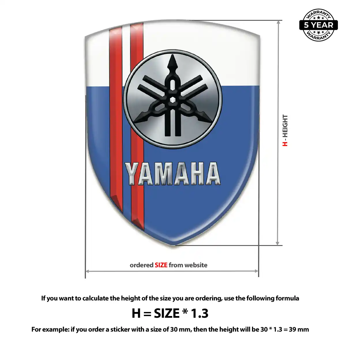 Yamaha Emblem Shield Interior Luxe