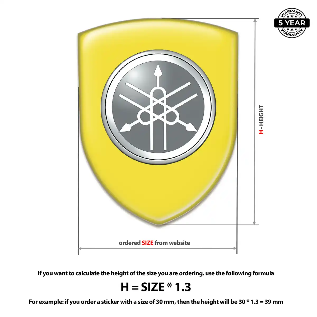 Yamaha Emblem Shield Noble Edition