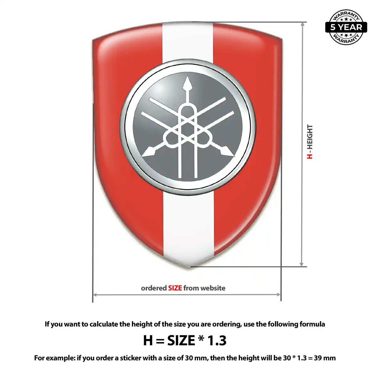 Yamaha Emblem Shield Prestige Line