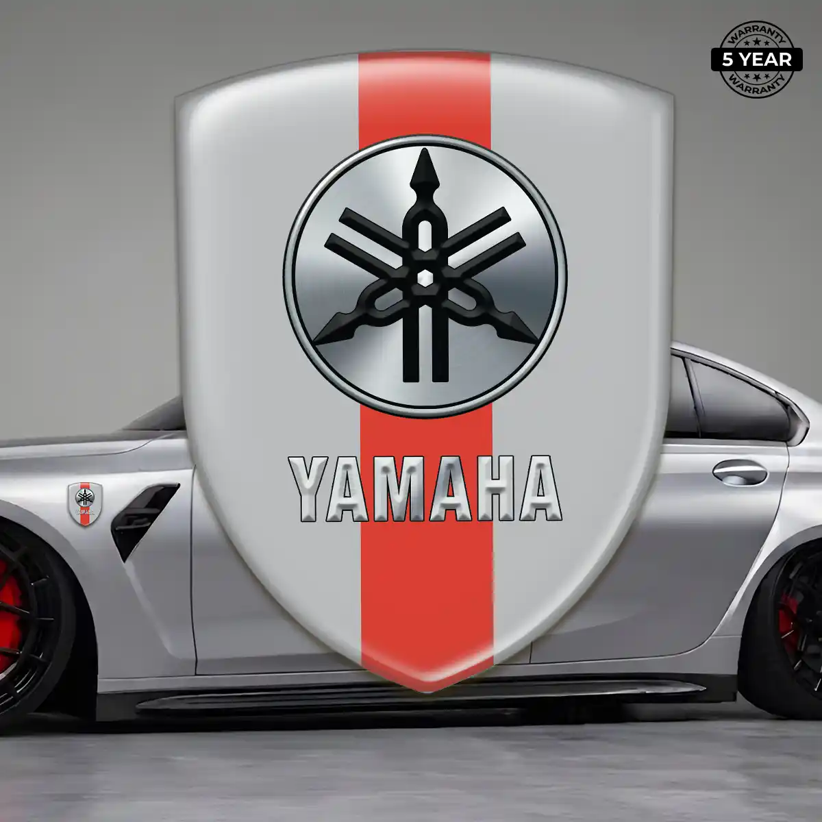 Yamaha Emblem Shield Refined Design