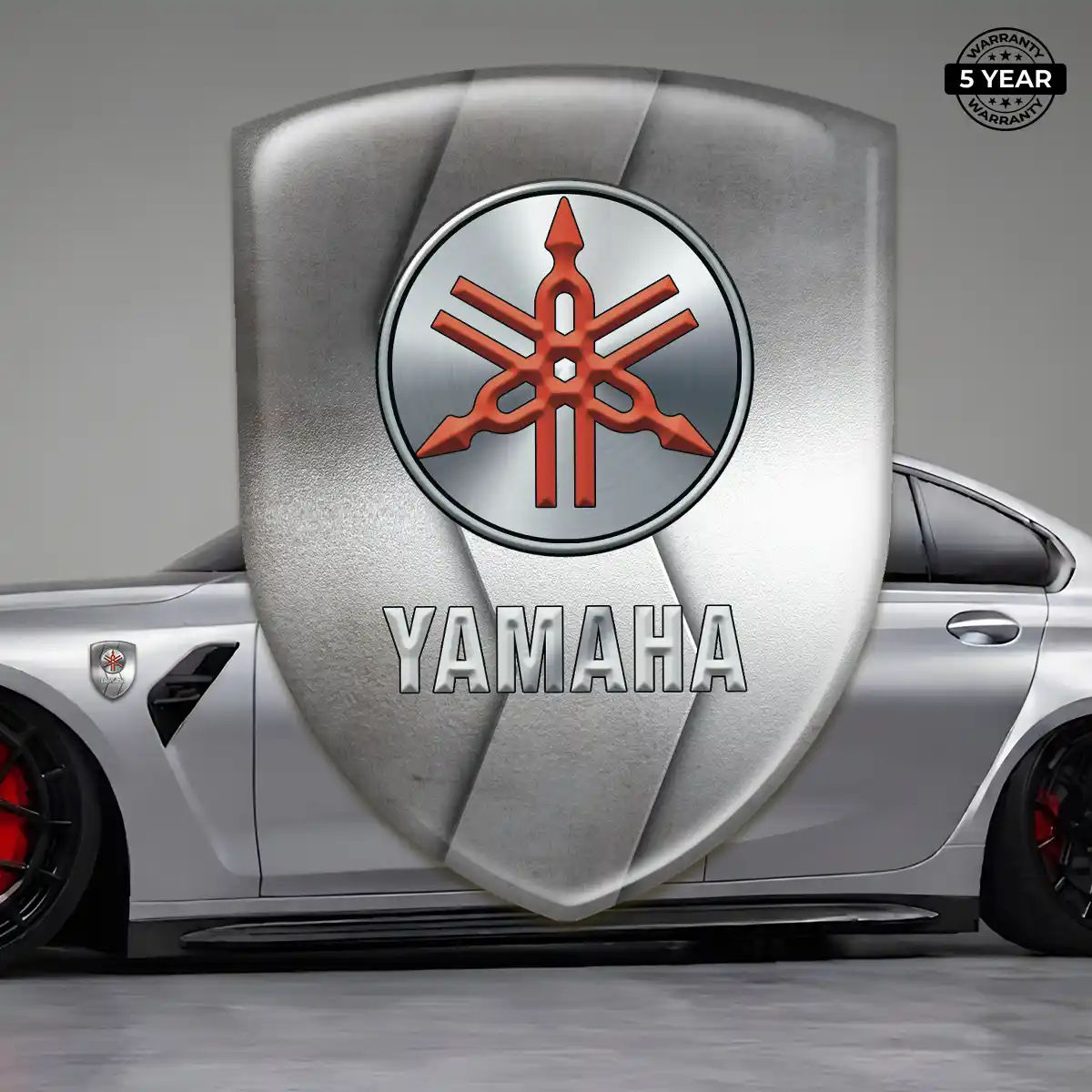 Yamaha Emblem Shield Sleek Style