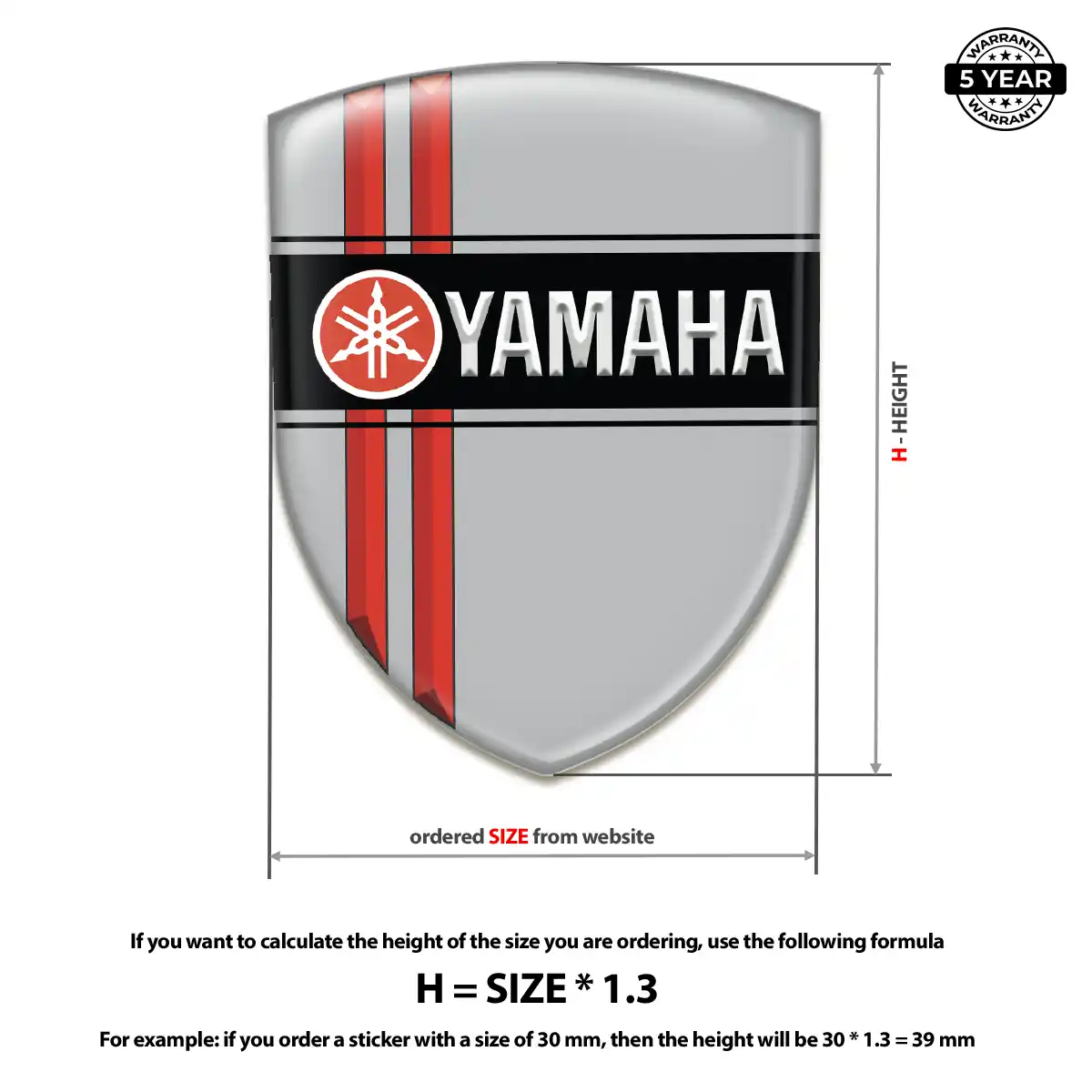 Yamaha Emblem Shield Superior Craft