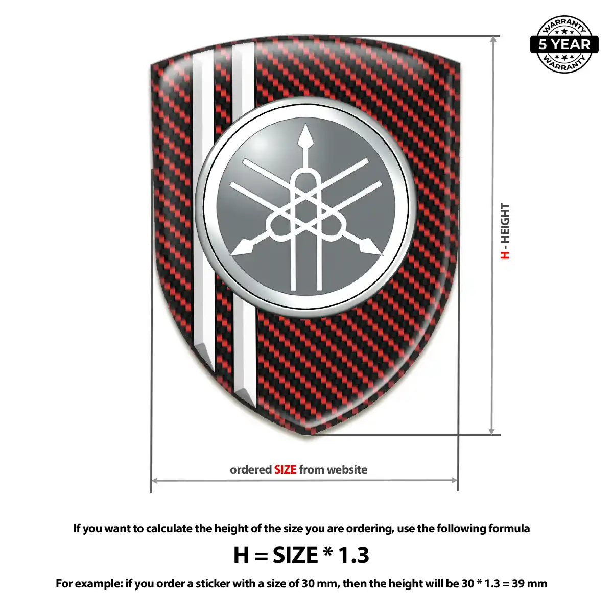 Yamaha Emblem Silicone Branded Line
