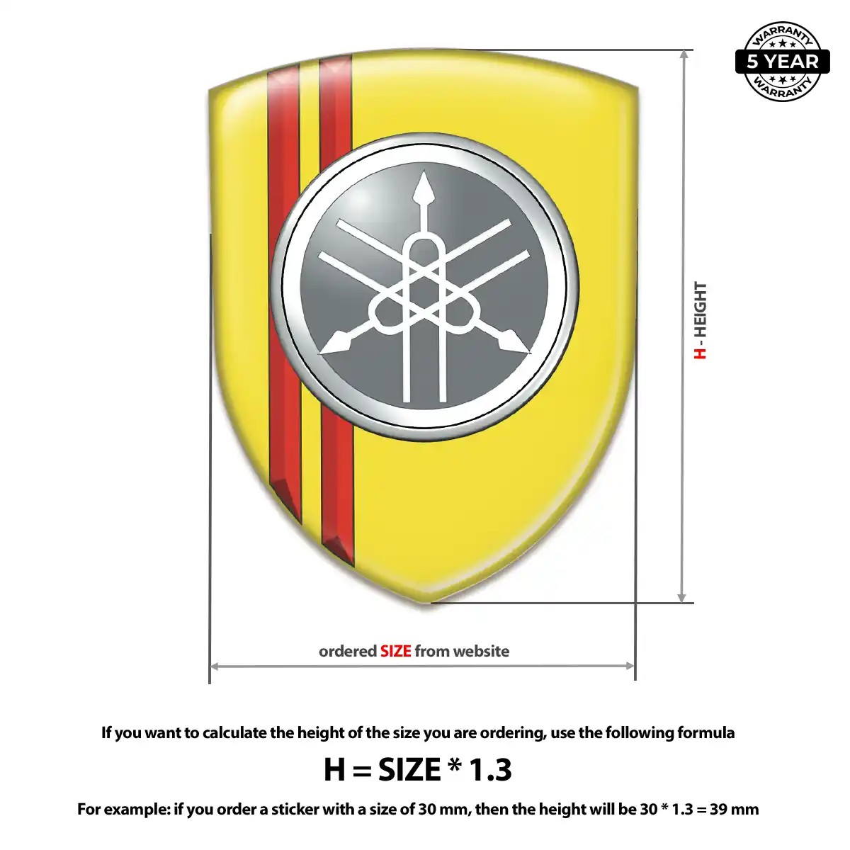 Yamaha Emblem Silicone Marked Edition