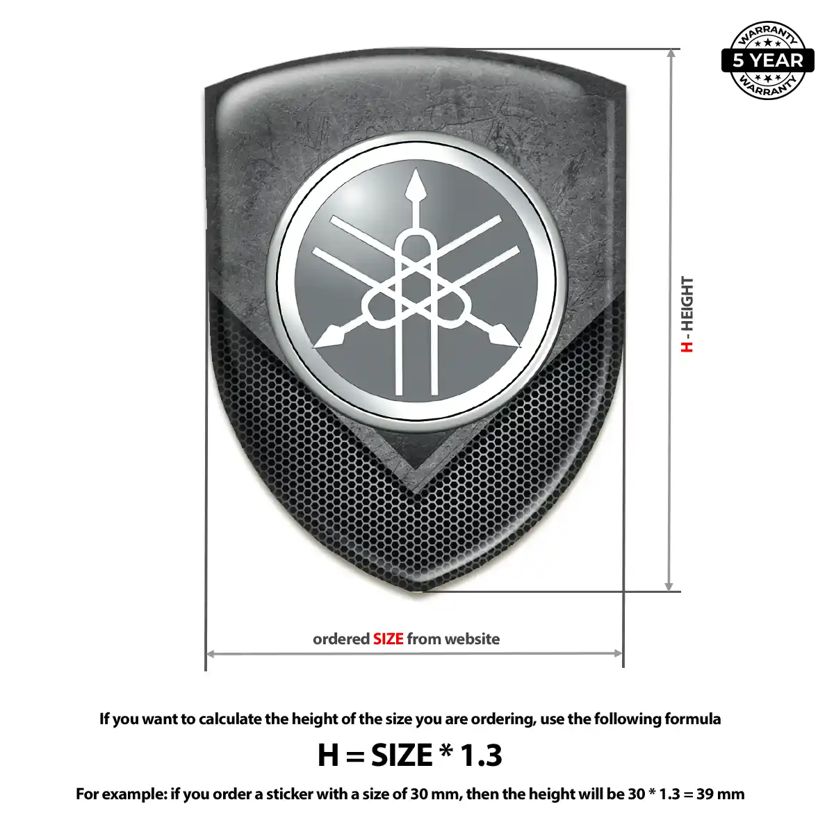 Yamaha Emblem Silicone Outer Style