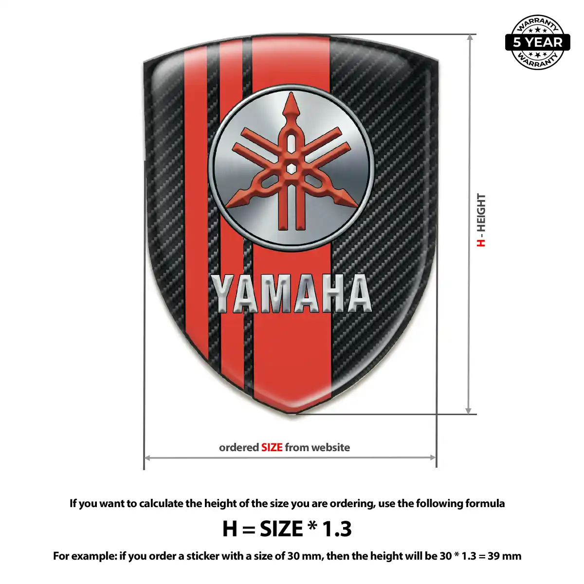 Yamaha Emblem Silicone Performance Style