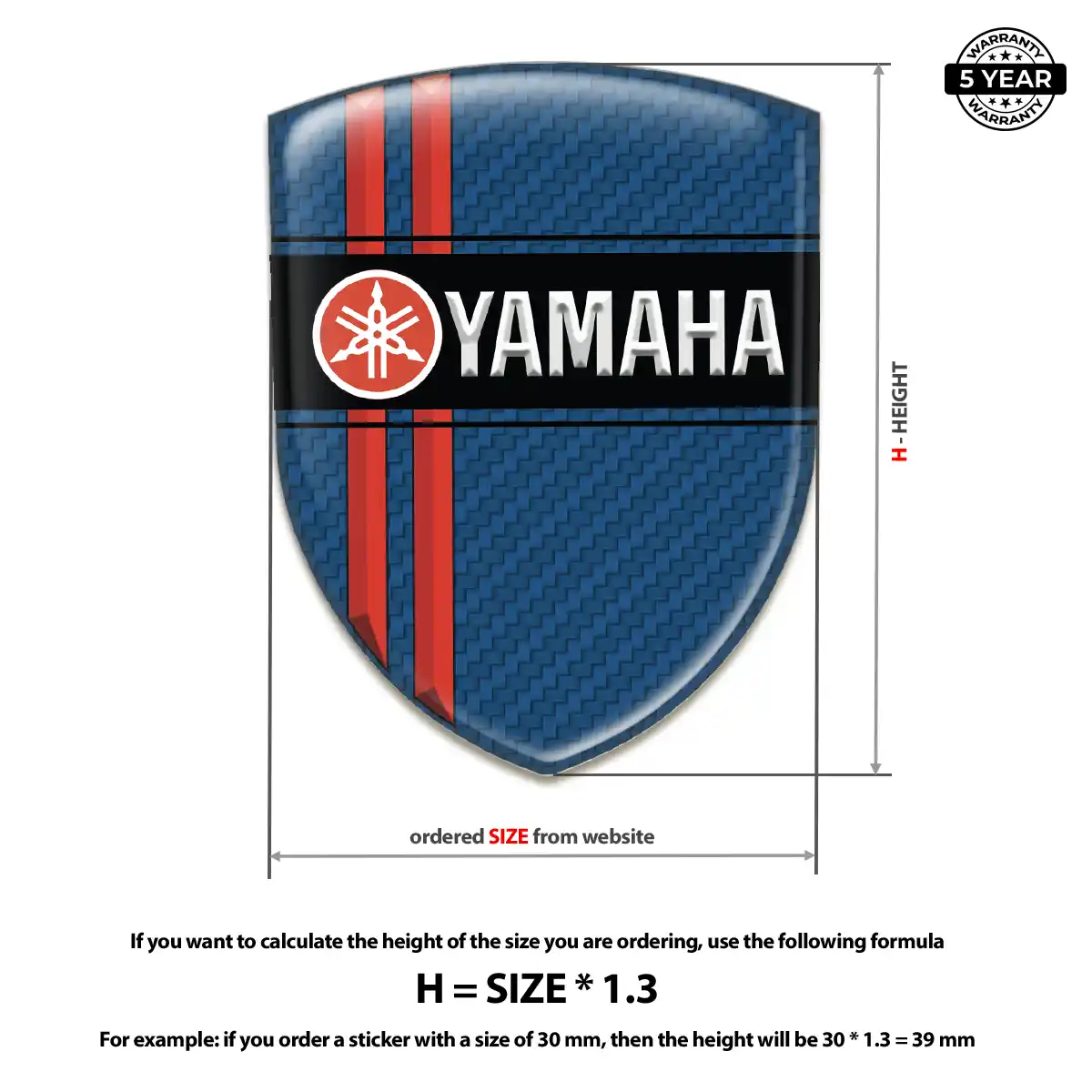 Yamaha Emblem Silicone Prestige Line