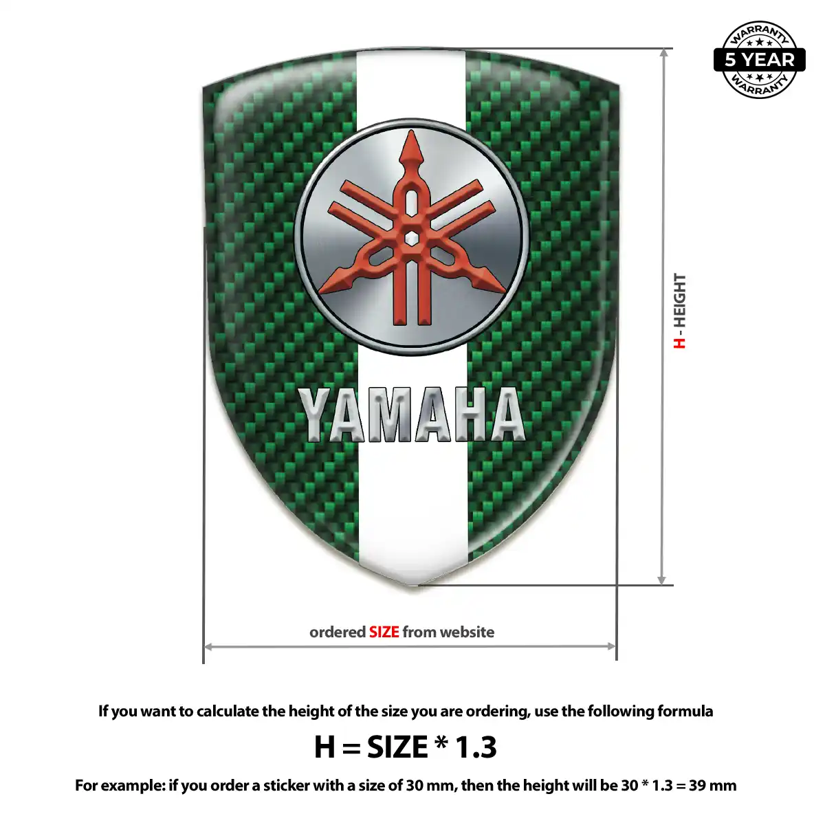 Yamaha Emblem Silicone Prime Quality