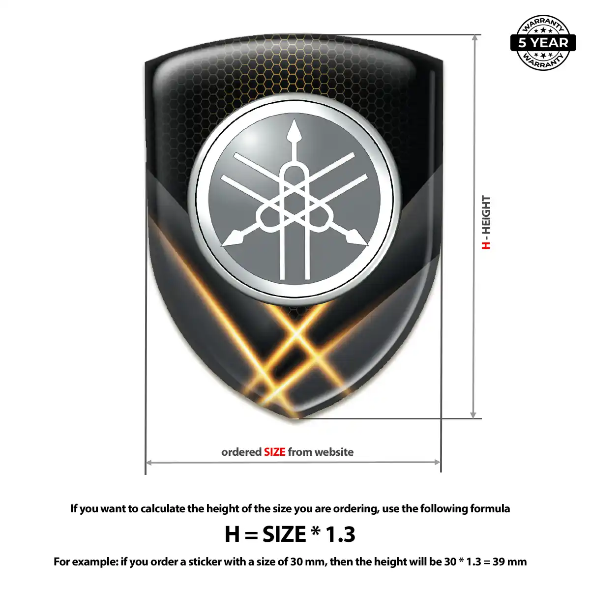Yamaha Emblem Silicone Refined Design