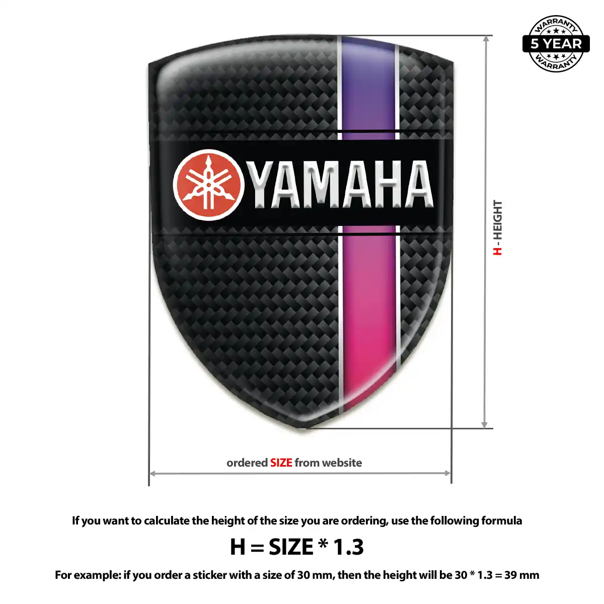 Yamaha Emblem Silicone Resin Elite