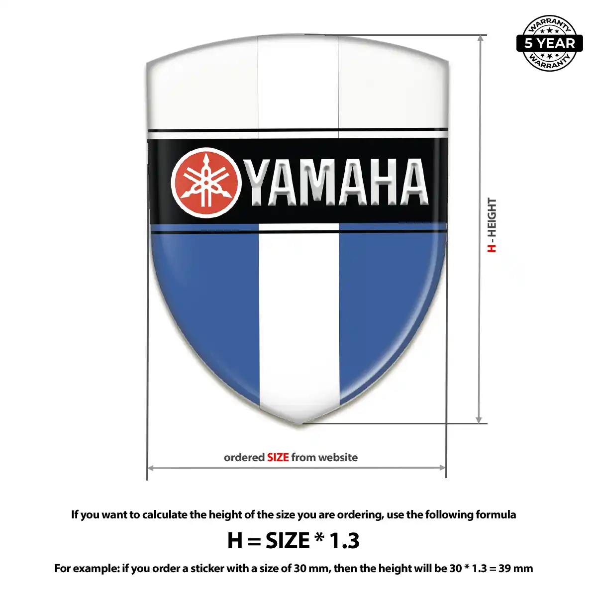 Yamaha Emblem Silicone Signature Grade