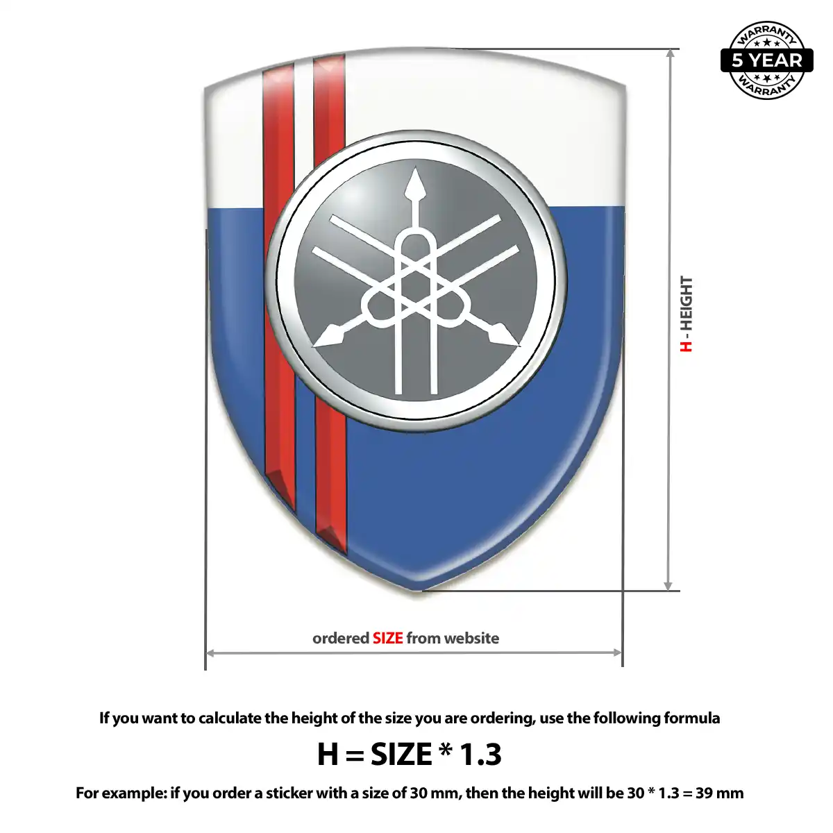 Yamaha Emblem Silicone Sleek Style