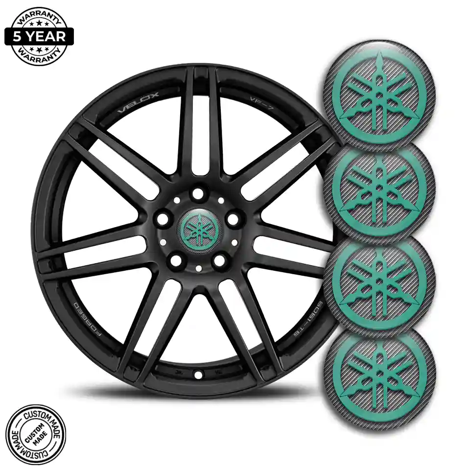 Yamaha Emblem Wheel Center Caps Sleek Style