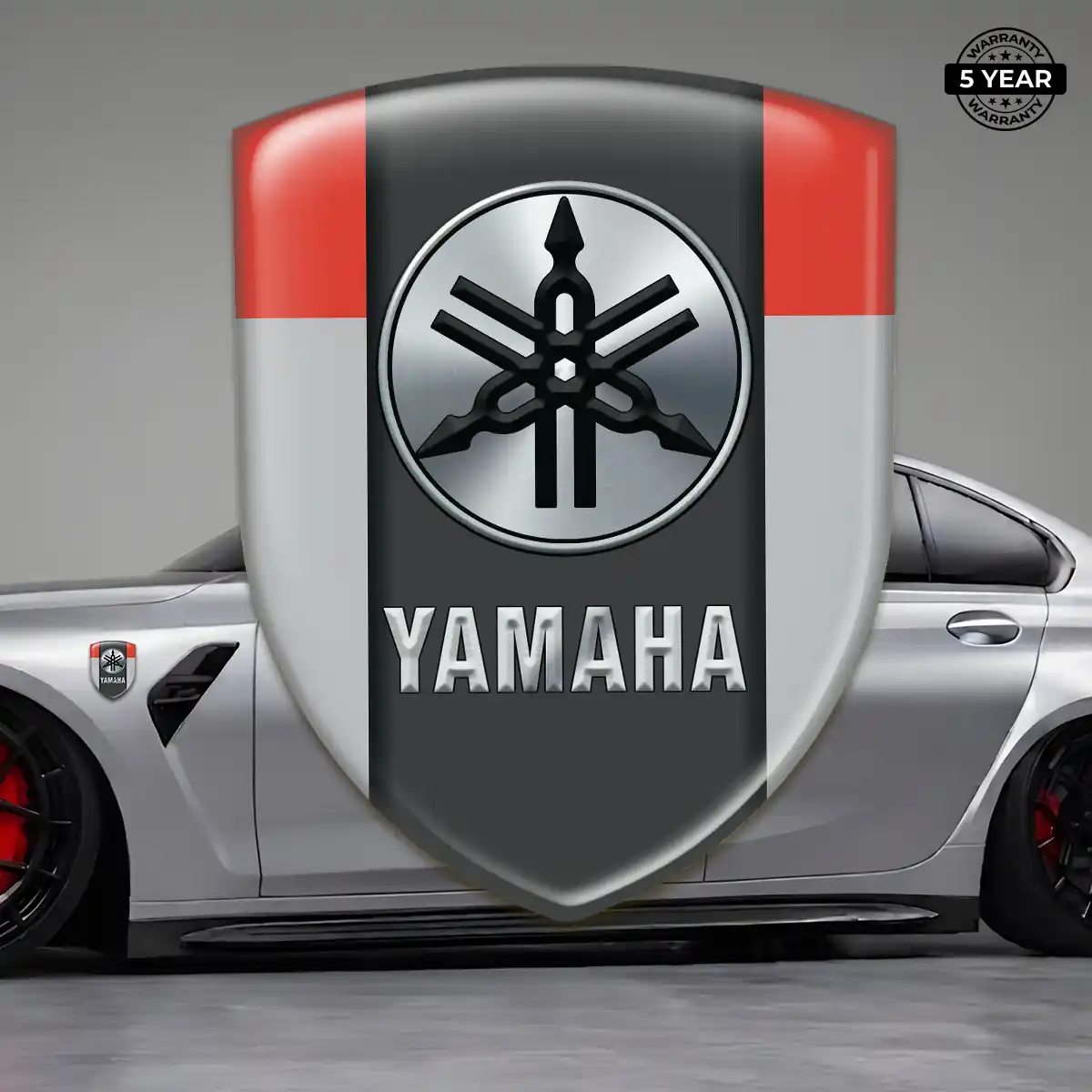 Yamaha Epoxy Domed Sticker Premium Dome