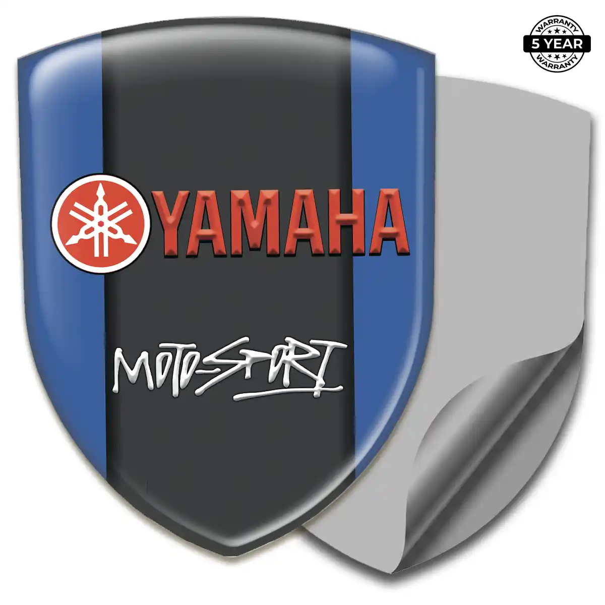 Yamaha Epoxy Domed Sticker Refined Design