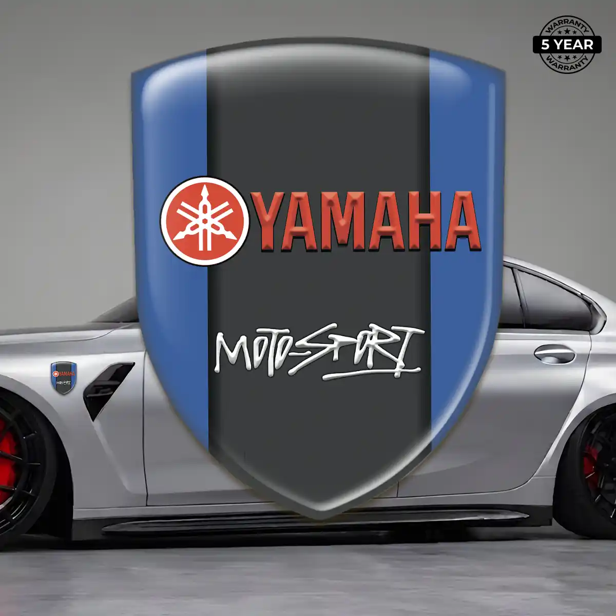 Yamaha Epoxy Domed Sticker Refined Design